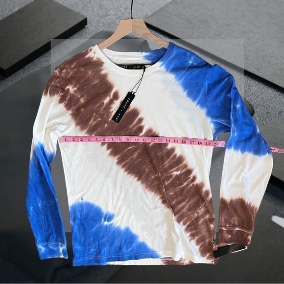 NWT Edgar + Ash Mens Long Sleeve Tie Die Shirt Size Medium - Picture 4 of 8